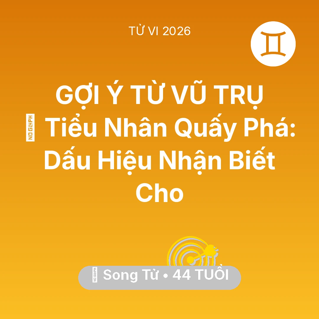 Tổng quan Sự Nghiệp tuổi 44 - Xem tử vi Song Tử sinh năm 1982 : 👺 Tiểu Nhân Quấy Phá: Dấu Hiệu Nhận Biết Cho Song Tử