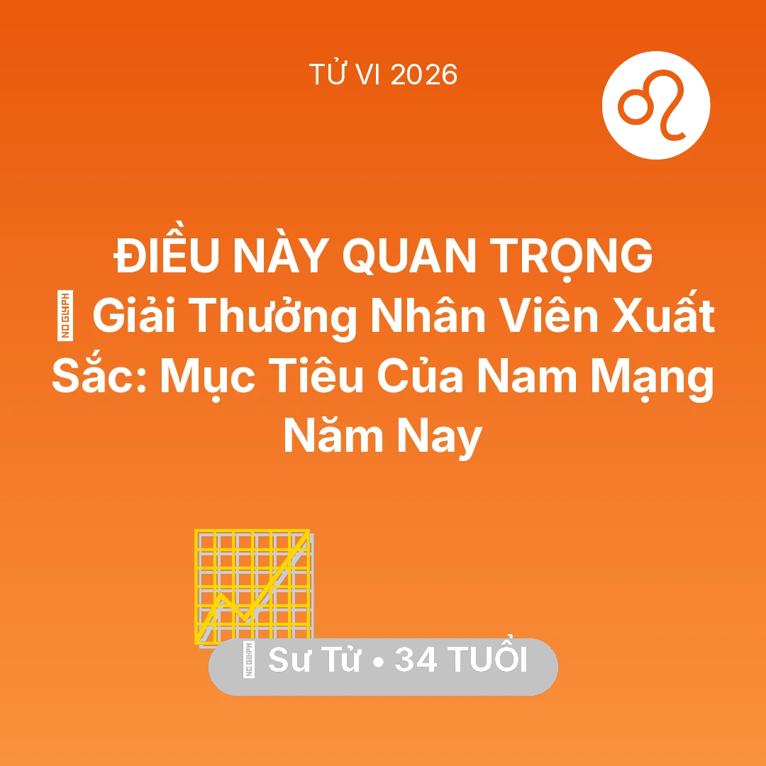 Tổng quan Sự Nghiệp tuổi 34 - Vận hạn Sư Tử sinh năm 1992 trong năm (2026): 🏆 Giải Thưởng Nhân Viên Xuất Sắc: Mục Tiêu Của Nam Mạng Sư Tử Năm Nay