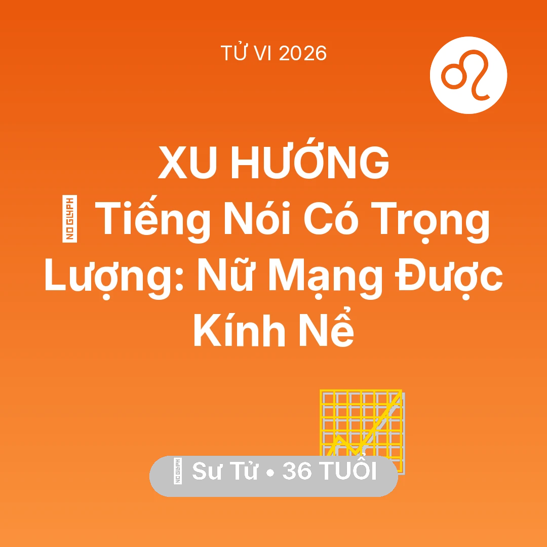 Tổng quan Sự Nghiệp tuổi 36 - Xem tử vi Sư Tử sinh năm 1990 Nữ Mạng: 🗣️ Tiếng Nói Có Trọng Lượng: Nữ Mạng Sư Tử Được Kính Nể