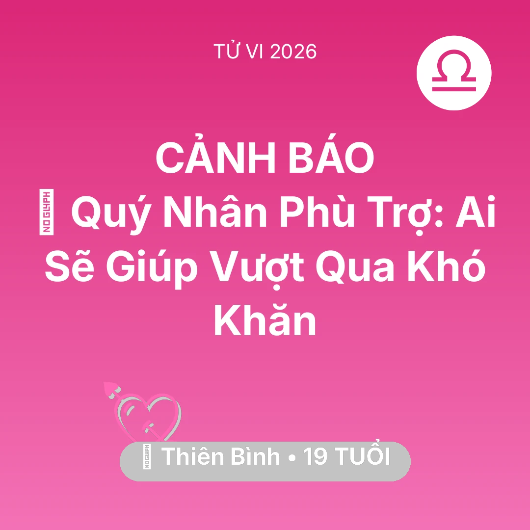 Tổng quan Tình Yêu tuổi 19 - Xem tử vi Thiên Bình sinh năm 2007 : 🤝 Quý Nhân Phù Trợ: Ai Sẽ Giúp Thiên Bình Vượt Qua Khó Khăn