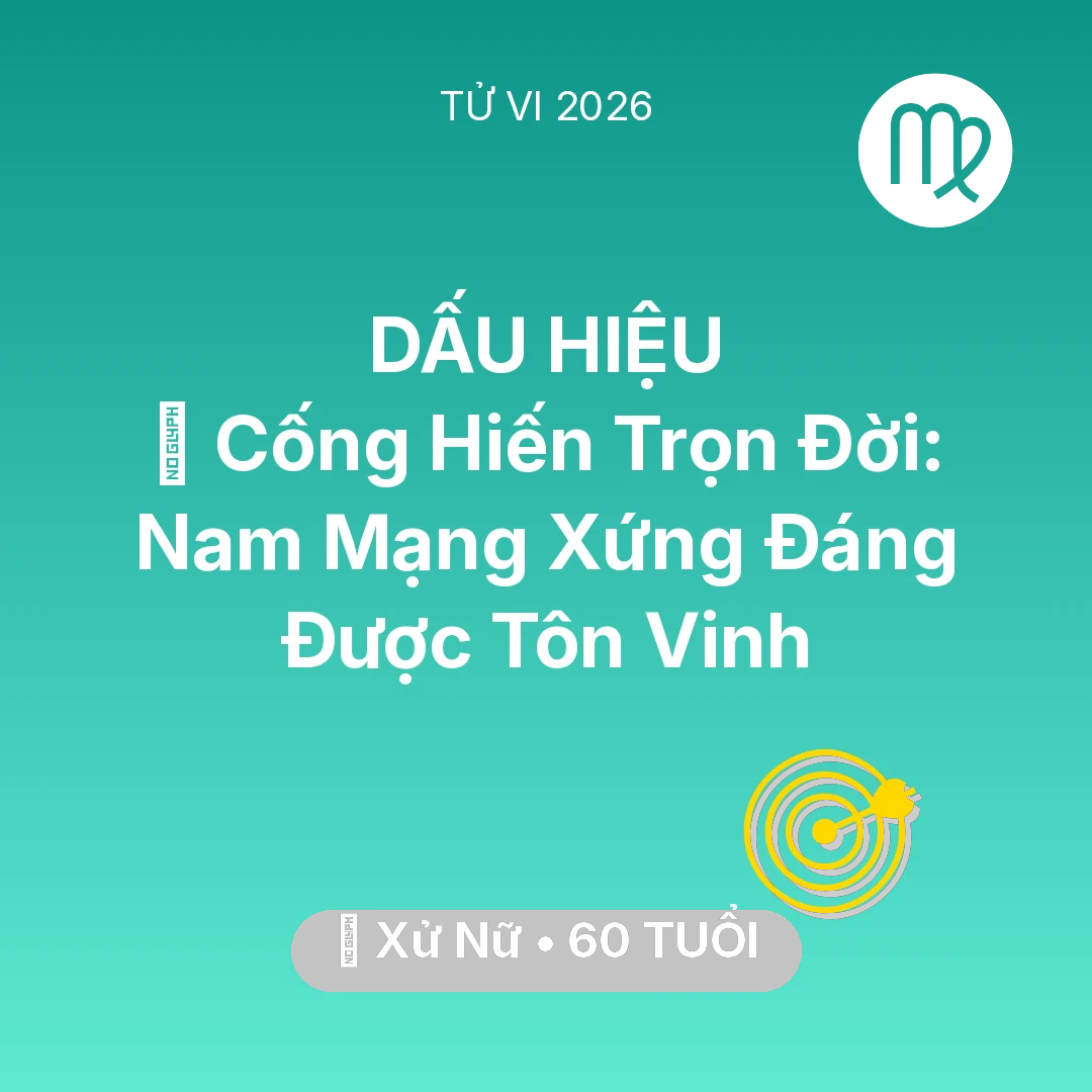Tổng quan Sự Nghiệp tuổi 60 - Vận hạn Xử Nữ sinh năm 1966 trong năm (2026): 🏆 Cống Hiến Trọn Đời: Nam Mạng Xử Nữ Xứng Đáng Được Tôn Vinh